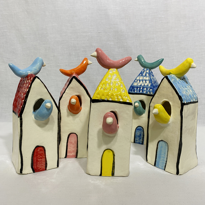 Ann Maree Gentile Bird Houses Town and Country Gallery