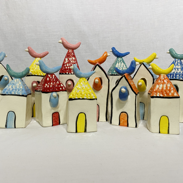 Ann Maree Gentile Bird Houses Town and Country Gallery