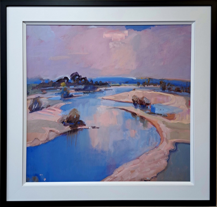 Cherry Manders The Avon River Stratford Australian landscape artist Town & Country Gallery Yarragon Gippsland