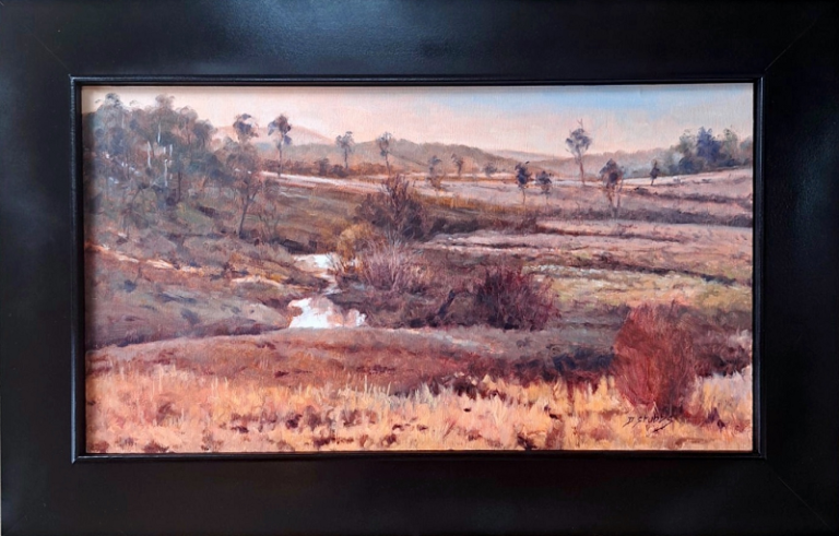 Dawn Stubbs Winters light Australian artist Town & Country Gallery Gippsland