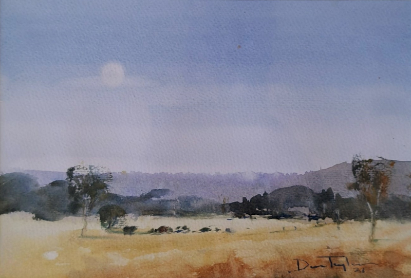 Donna Taylor A quiet morning Labertouche Australian artist Town & Country Gallery Gippsland