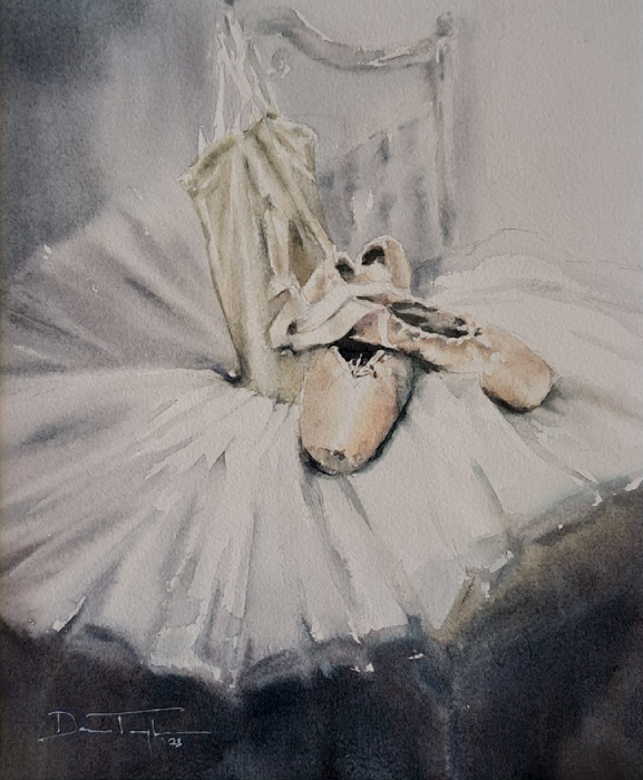 Donna Taylor Tutu and pointes Australian artist Town & Country Gallery Gippsland