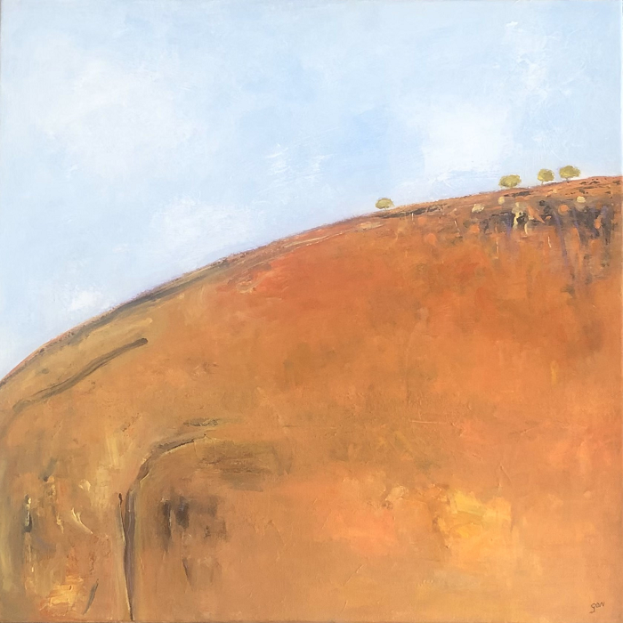 Emma Niehof Desert Kurrajong trees revisited Australian artist, Town & Country Gallery, Gippsland