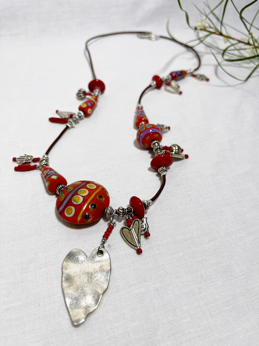 Helen Zitkevicius Frida necklace Australian handmade jewellery Town & Country Gallery Gippsland