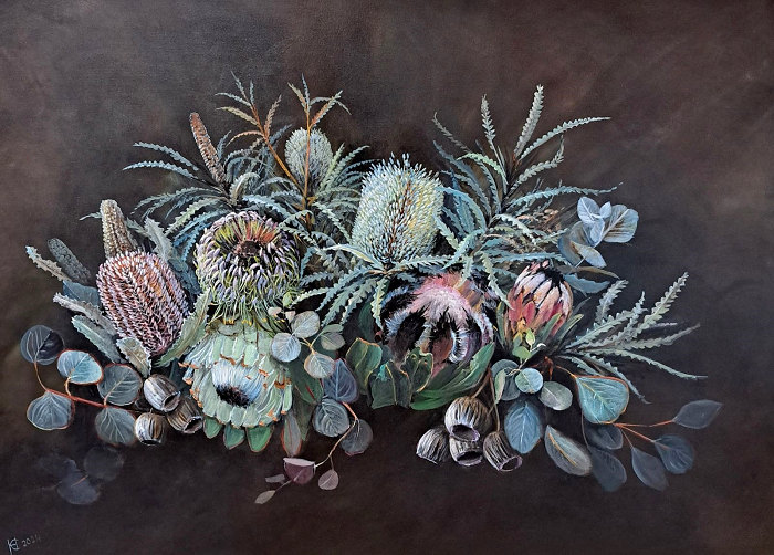 Helena Coltman Native Flowers Australian artist Town & Country Gallery Gippsland