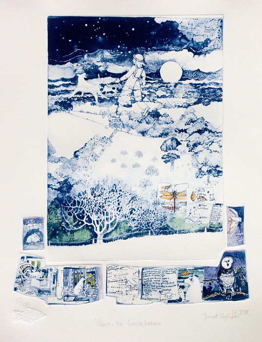 Janet Ayliffe Albert and the Constellations 67-100 unframed