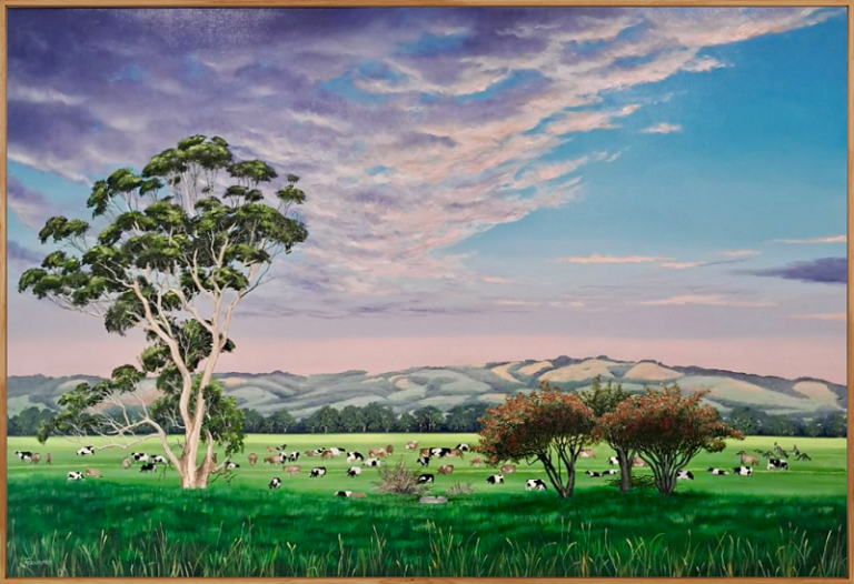 Laurel Foenander Yarragon Hills Australian realist artist Town & Country Gallery Gippsland