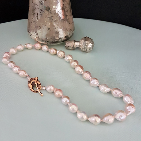 AAA Genuine Natural Freshwater baroque pearl Beads, Big Size Irregular  Edison pearl bead Bridesmaid & Wedding Pearls Necklace 22x19mm PRP820 -  BeadsCreation4u