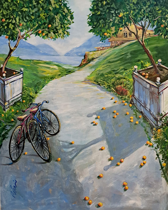 Marek Wilinski Citrus season Australian artist Town & Country Gallery Gippsland