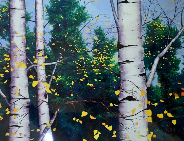Nick Perrin Trees for the Forest 38x50cm Giclee Print Mat_51x61cm $165
