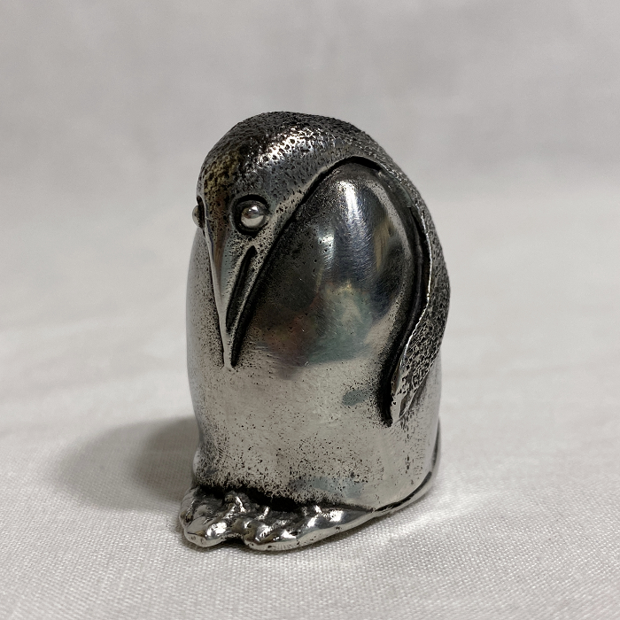 Rob Mitchell Penguin Artesia pewter Penguin Australian sculpture artist Town & Country Gallery Yarragon Gippsland
