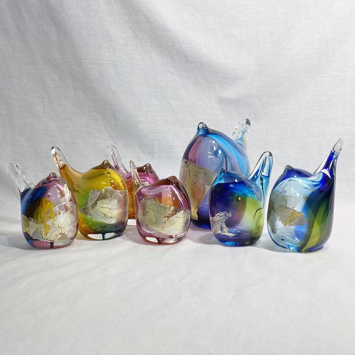 Roberta Easton Multi Glass Birds