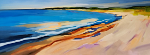 Sara Paxton Beach escape seascape painting Australian landscape artist